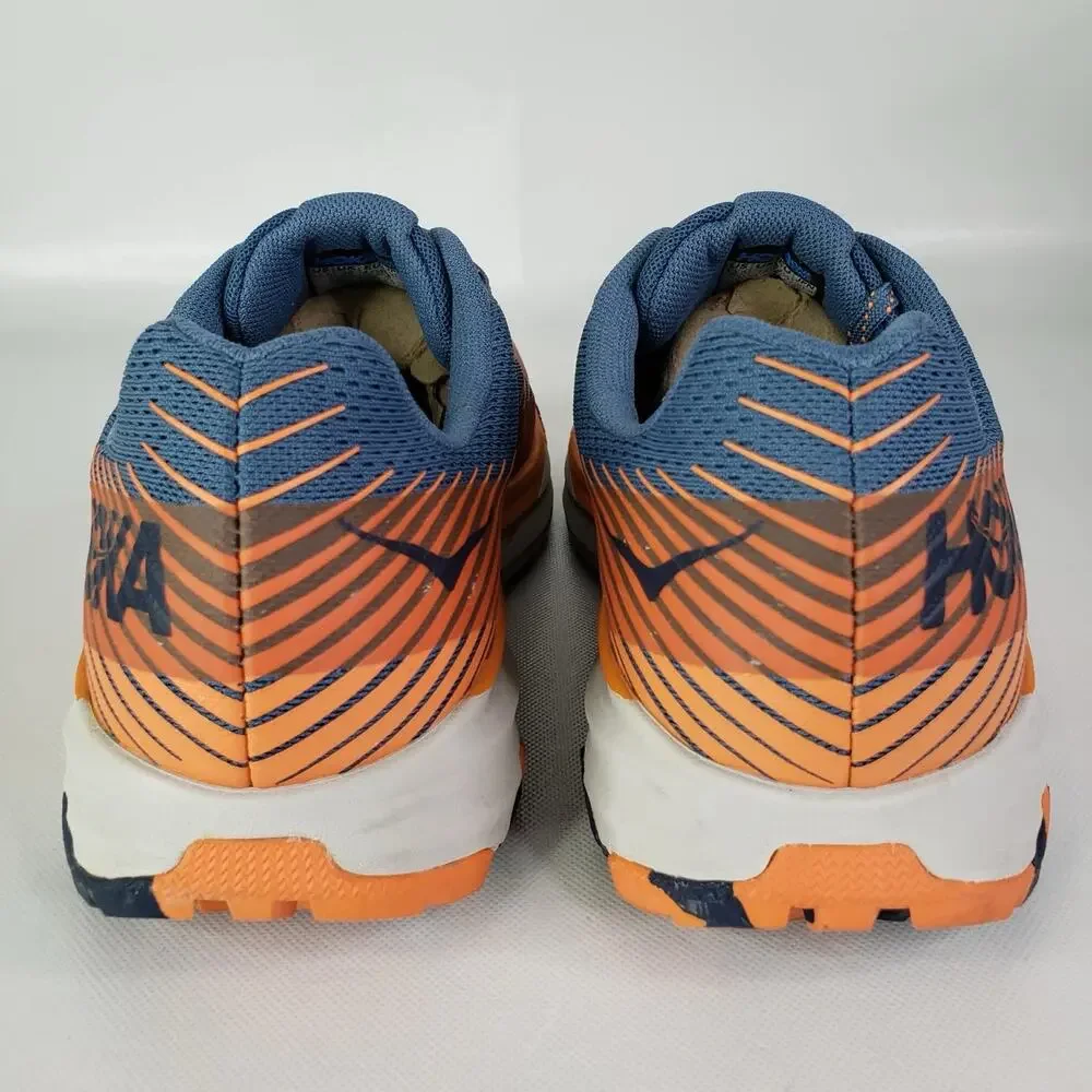 Hoka One One Torrent 2 Running Shoes Mens 12.5 Navy Orange 1110496 Trail Sneaker - Picture 7 of 9